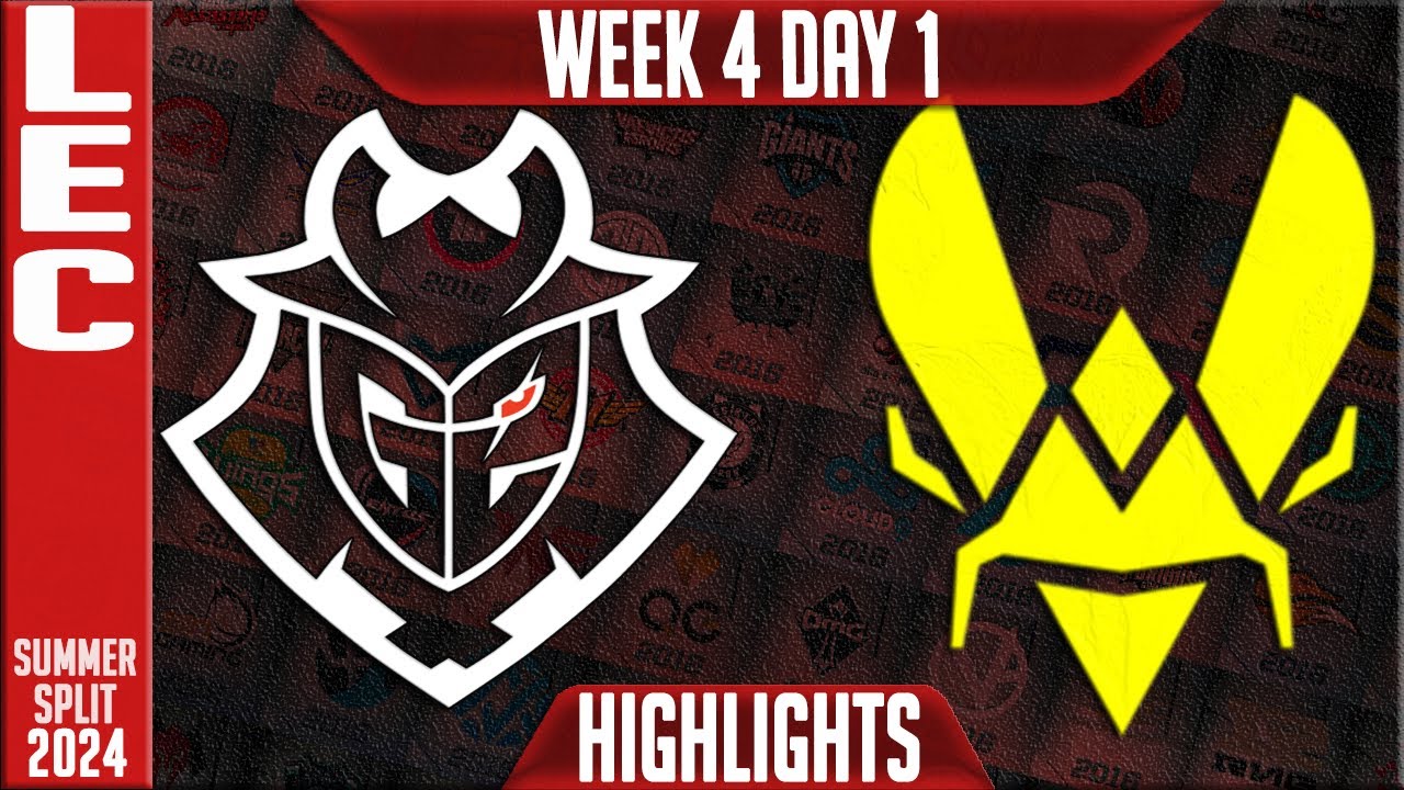 G2 vs VIT Highlights | LEC W4D1 Summer 2024 | G2 Esports vs Team Vitality Week 4 Day 1