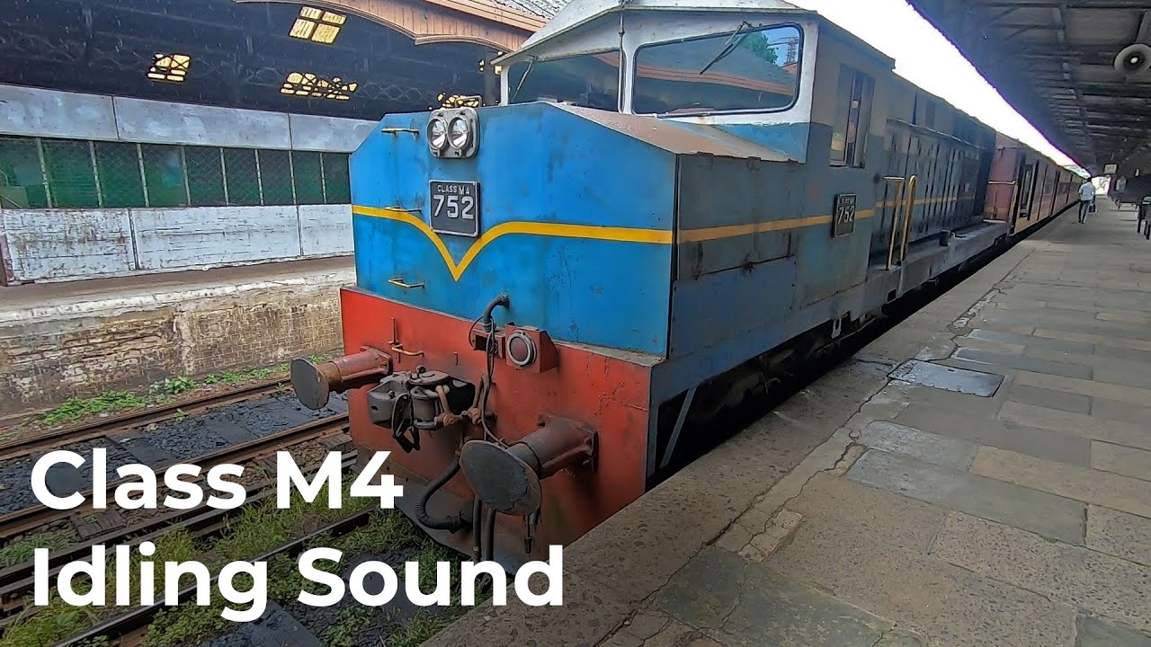 Canadian Class M4 752 Diesel Locomotive Sweet Idling Sound ASMR
