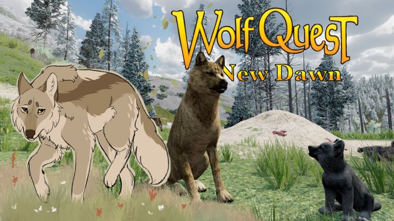 FINISHING The Young Hunters Quest!🦬🌼 Wolf Quest: A New Dawn Legacy #37 (Buffalo Plateau)