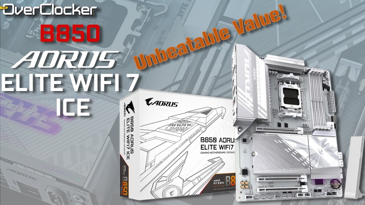 Gigabyte B850 Aorus ELITE WIFI7 ICE — настоящий MVP среди материнских плат B850.