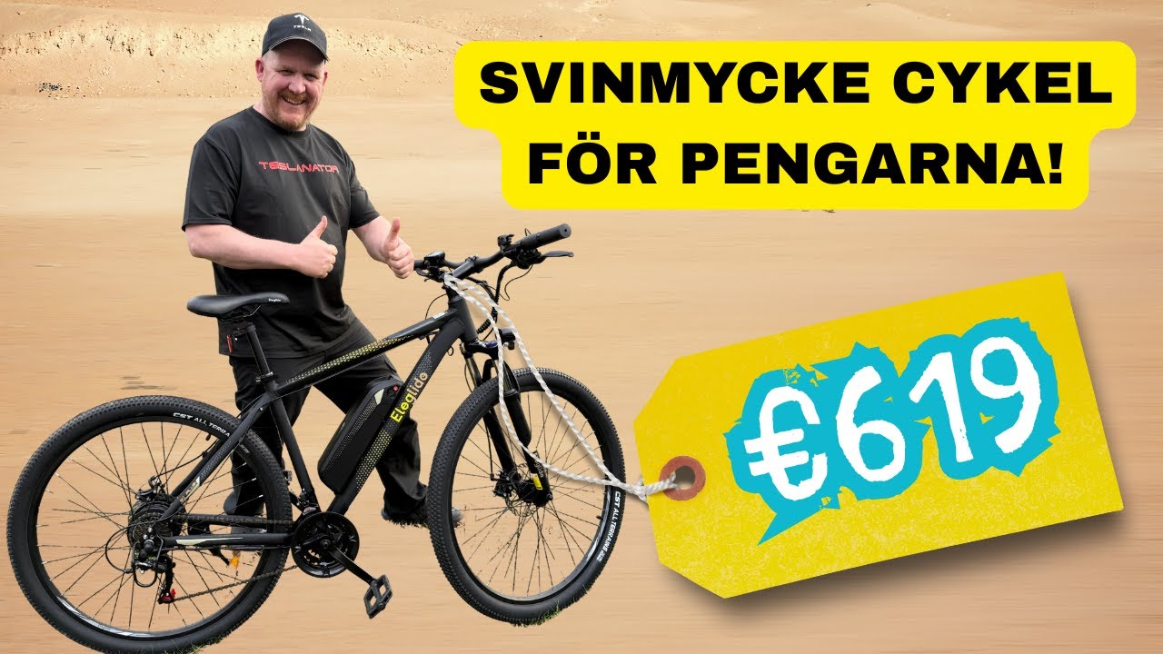 EL-Cykel värd pengarna! Eleglide M1 Plus med App