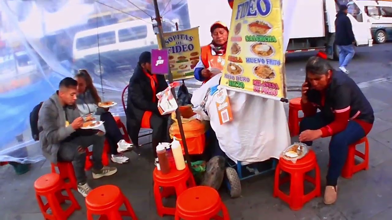 WALK Plaza San Fancisco, Mercado LANZA, La Paz muy tranquilo por la tarde