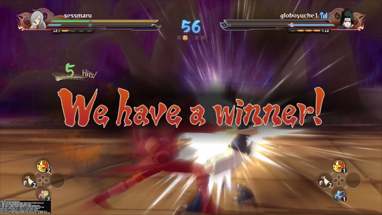 Naruto Storm 4: Sakon demonstrating the power of the Curse Mark