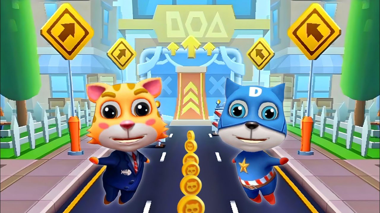 Cat Runner decorate home new challenge 💥😱