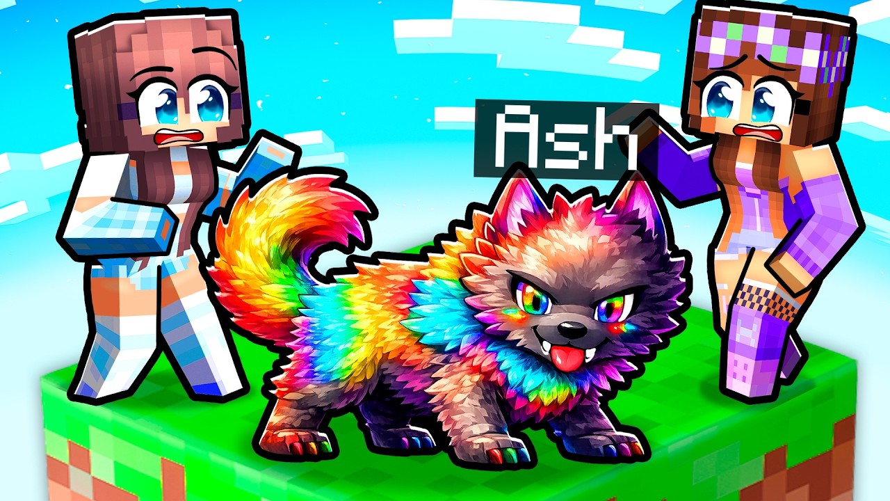 I pretended to be an OP BABY WEREWOLF on a One Chunk!
