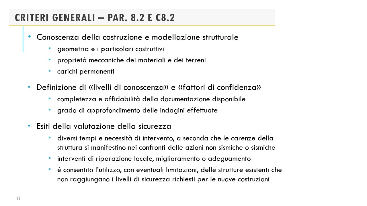 Conoscenza, diagnostica e verifica sismica degli edifici esistenti in muratura