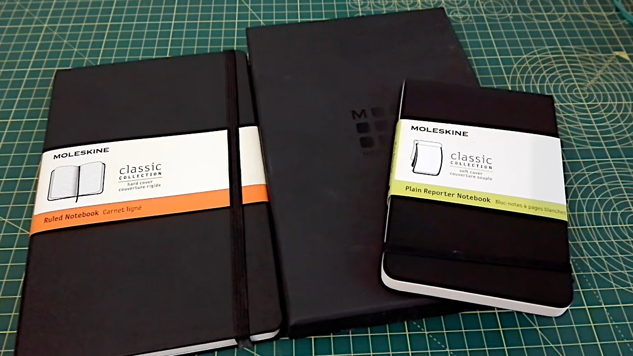 Moleskine taccuini Classic, Reporter e Leather (vera pelle)