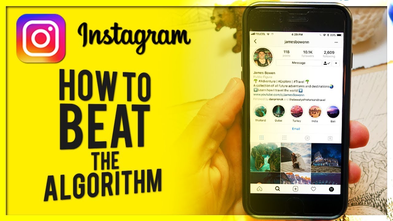 10 Ways to GROW ORGANICALLY On INSTAGRAM in 2018 - Beat the ALGORITHM!