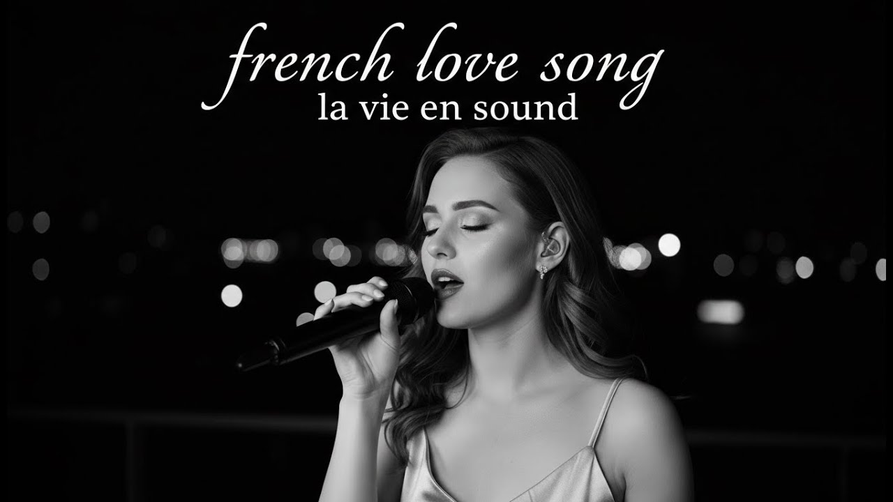 Midnight Café Romantic French Love Song | A Soft Parisian Melody of Love and Memories