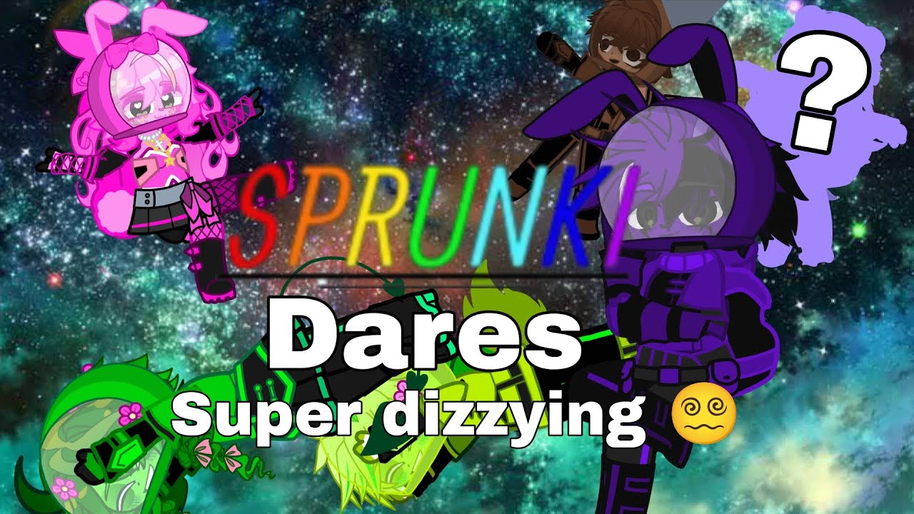 Sprunki Do your dares||part 1||Gacha x Sprunki||Dares or memes||