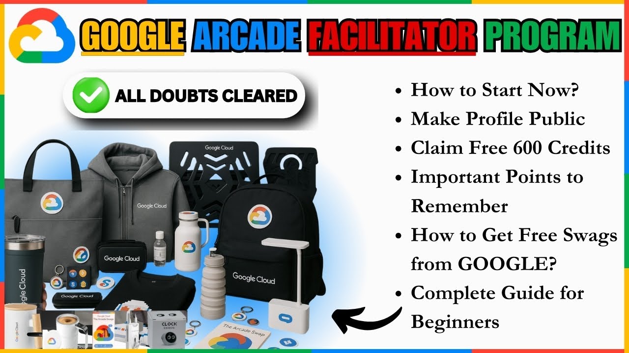 How to Start Google Cloud Arcade Facilitator Program | Claim 600 Credits | Full Guide | MUST WATCH