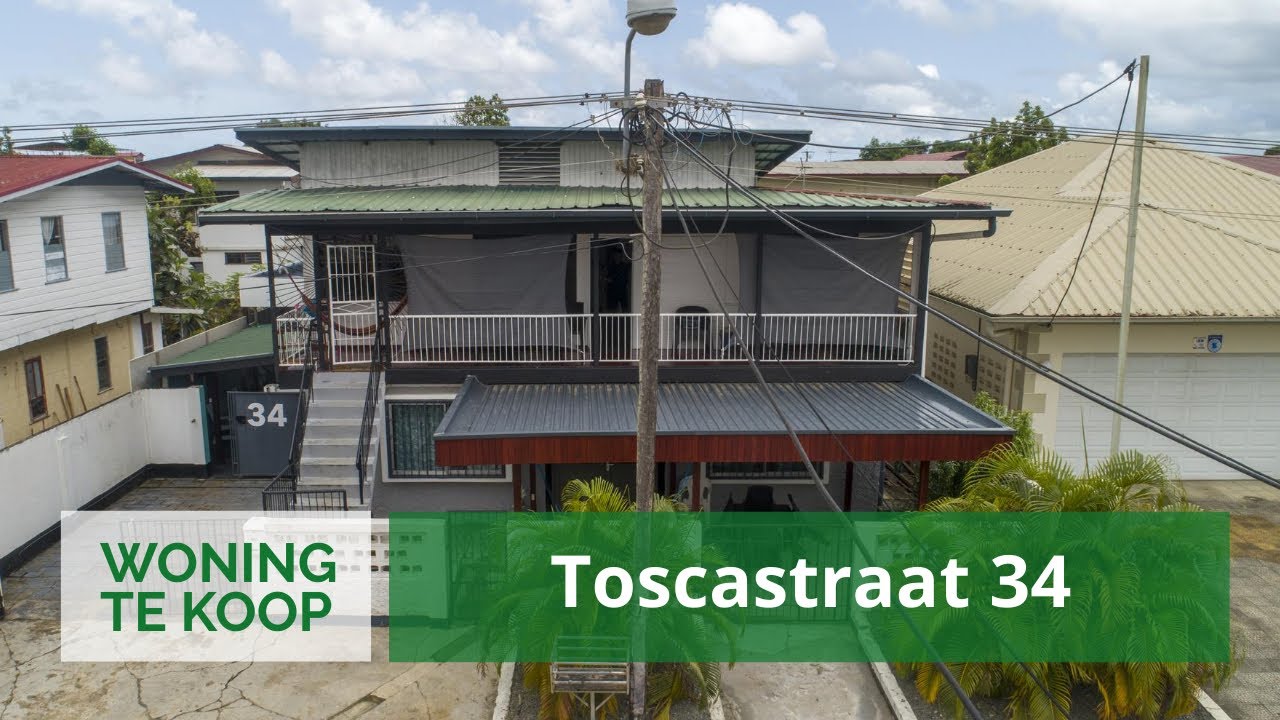 Toscastraat 34 • 250 m² Hoogbouw te Maretraite 3, Paramaribo, Suriname