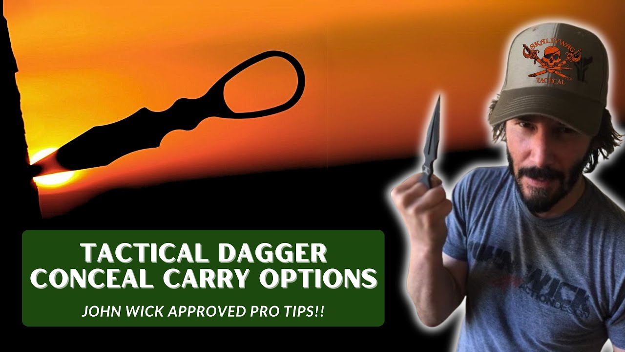Conceal Carry the Tactical Dagger with Confidence!  2 Expert Options