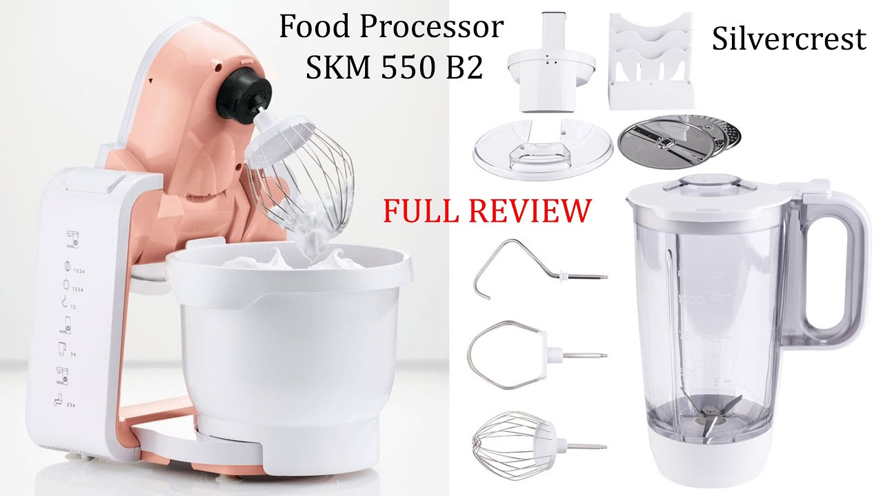 Многофункциональный кухонный комбайн Silvercrest SKM 550 B2 ТЕСТИРОВАНИЕ