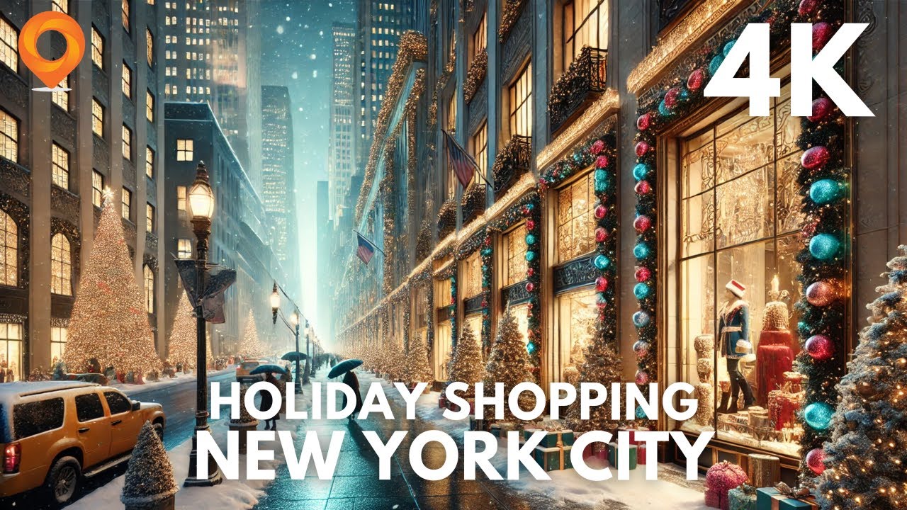 Enchanting Night Walk Through NYC’s Luxury Christmas Wonderland on 5th Ave | Manhattan Holiday Tour