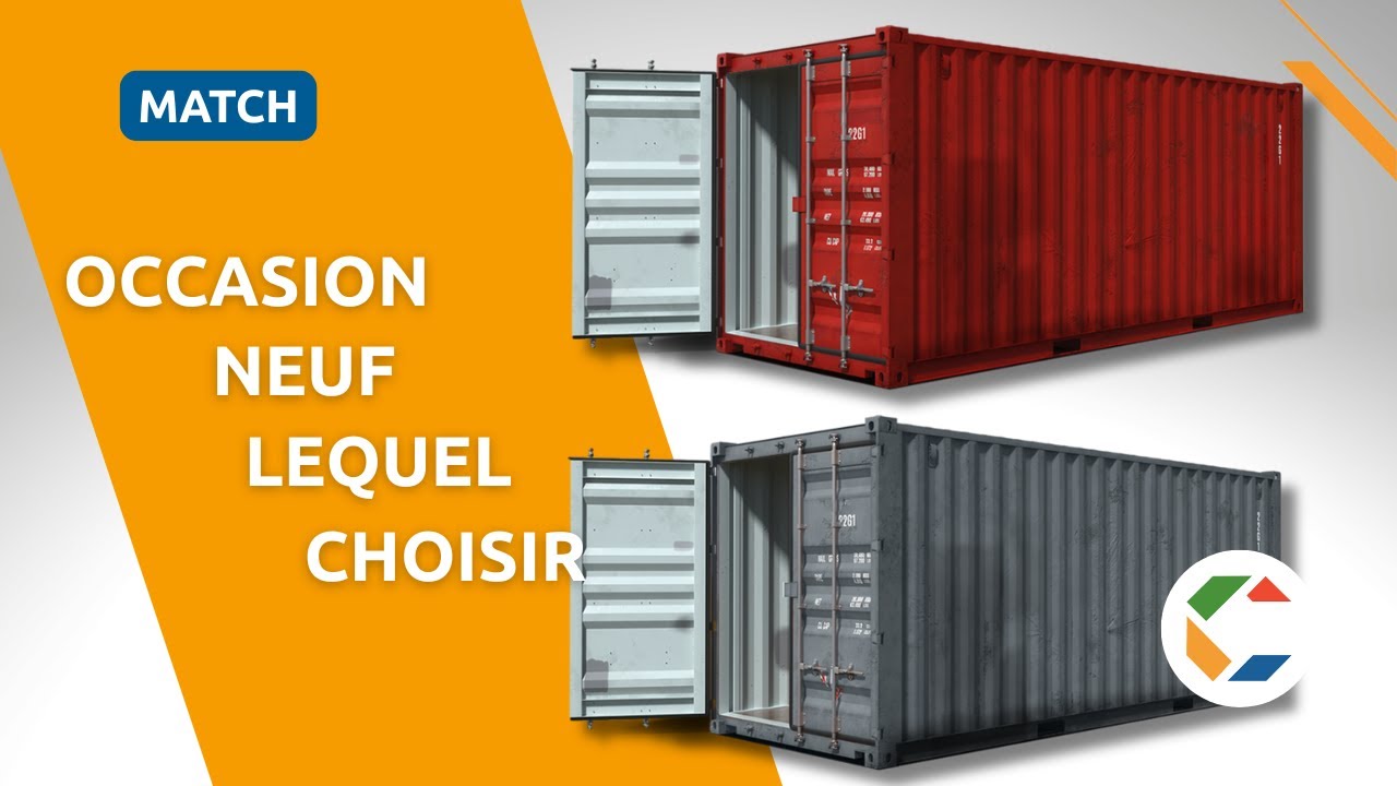 Conteneur PREMIER VOYAGE ou OCCASION, quelle différence ?