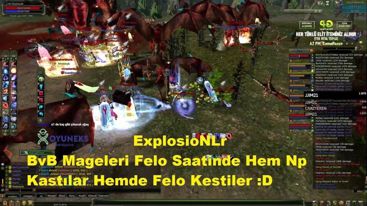 ExplosioNLr - Felo Pk' sında Hem Np Kasıyorlar Hemde Felo :D - Knight Online