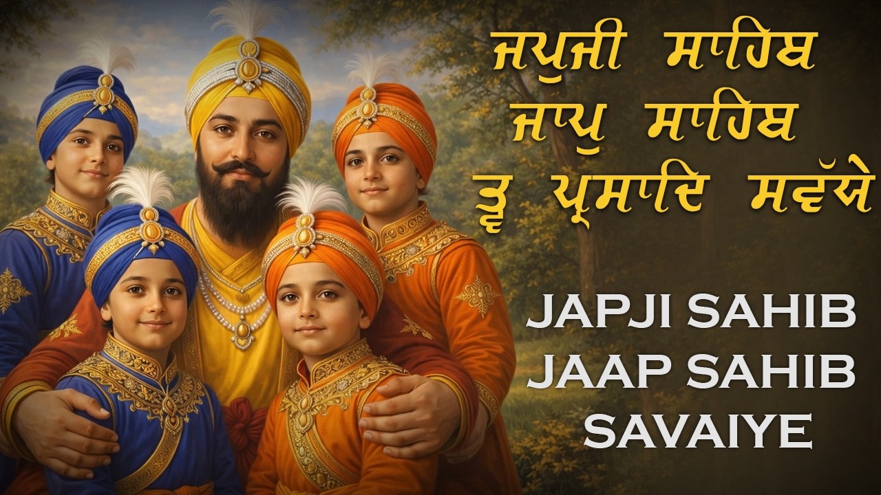 18-02-2026 Japji Sahib - Jaap Sahib - Savaiye Jaap \\ New Nitnem Sahib 3 Bani Path \\ #jaapsahib