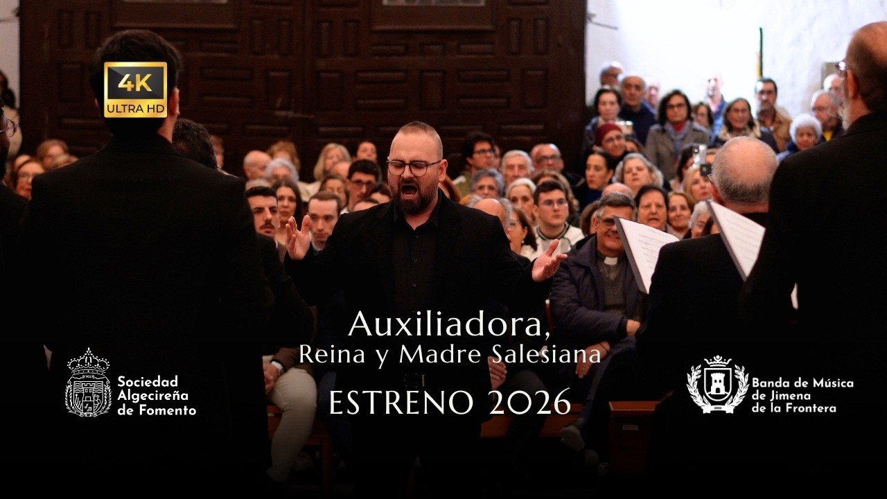 Auxiliadora, Reina y Madre Salesiana. José Antonio Sánchez Da Ascencao. Banda de Música de Jimena.
