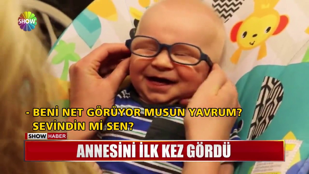 Annesini ilk kez gördü