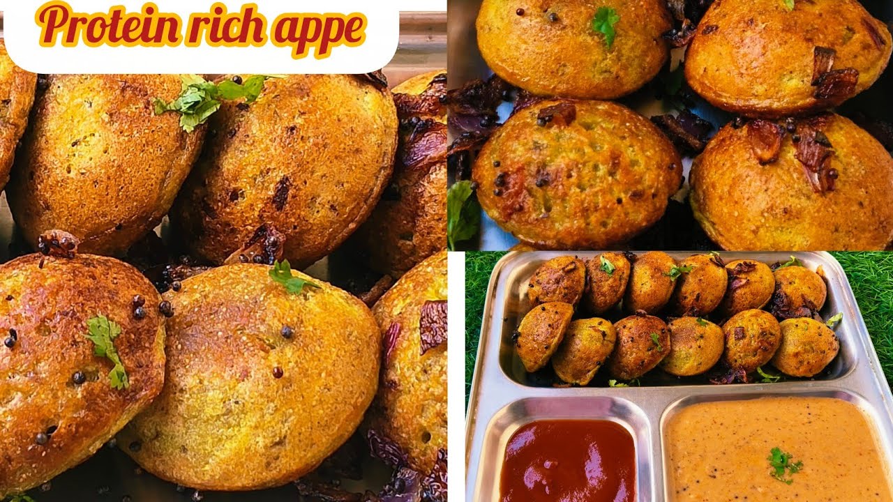 बाहर से क्रिस्पी अंदर से सॉफ्ट हर बाइट में स्वाद का धमाका ! Protein fibre rich appe recipe ! #viral