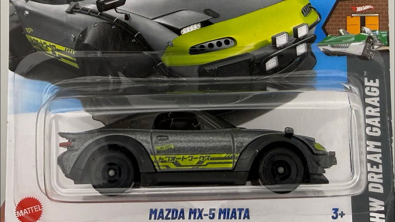 HOT WHEELS MAZDA MX-5 MIATA 2/5 HW DREAM GARAGE VON 2025 LEGENDS TOUR 