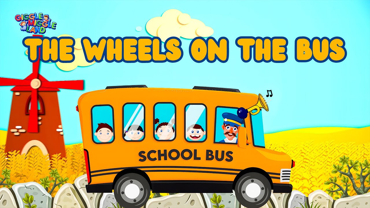 The Wheels on the Bus | Classic Nursery Rhyme for Kids | Educational Songs for Children
