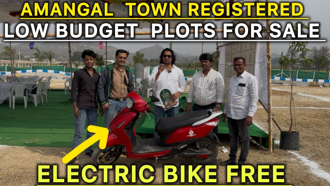 NEW VENTURE 121 SQYARDS REGISTERED PLOTS FOR SALE AMANGAL TOWN LOW BUDGET PLOTS 