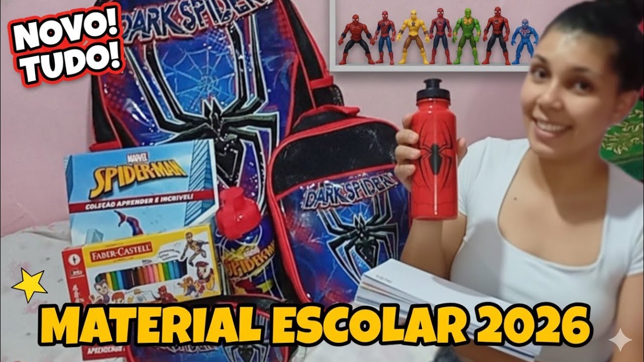MATERIAL ESCOLAR 2026 | O que a escola pediu para o João