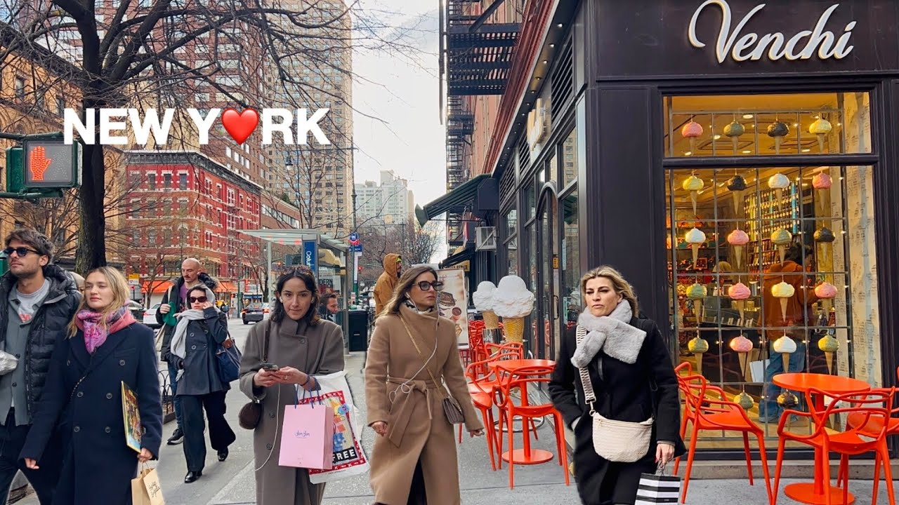 [4K]🇺🇸NYC Walk🗽Beautiful Sunday Vibes on Upper West Side 🚕🥨 Grand Bazaar, Winter Streets | Jan 2026