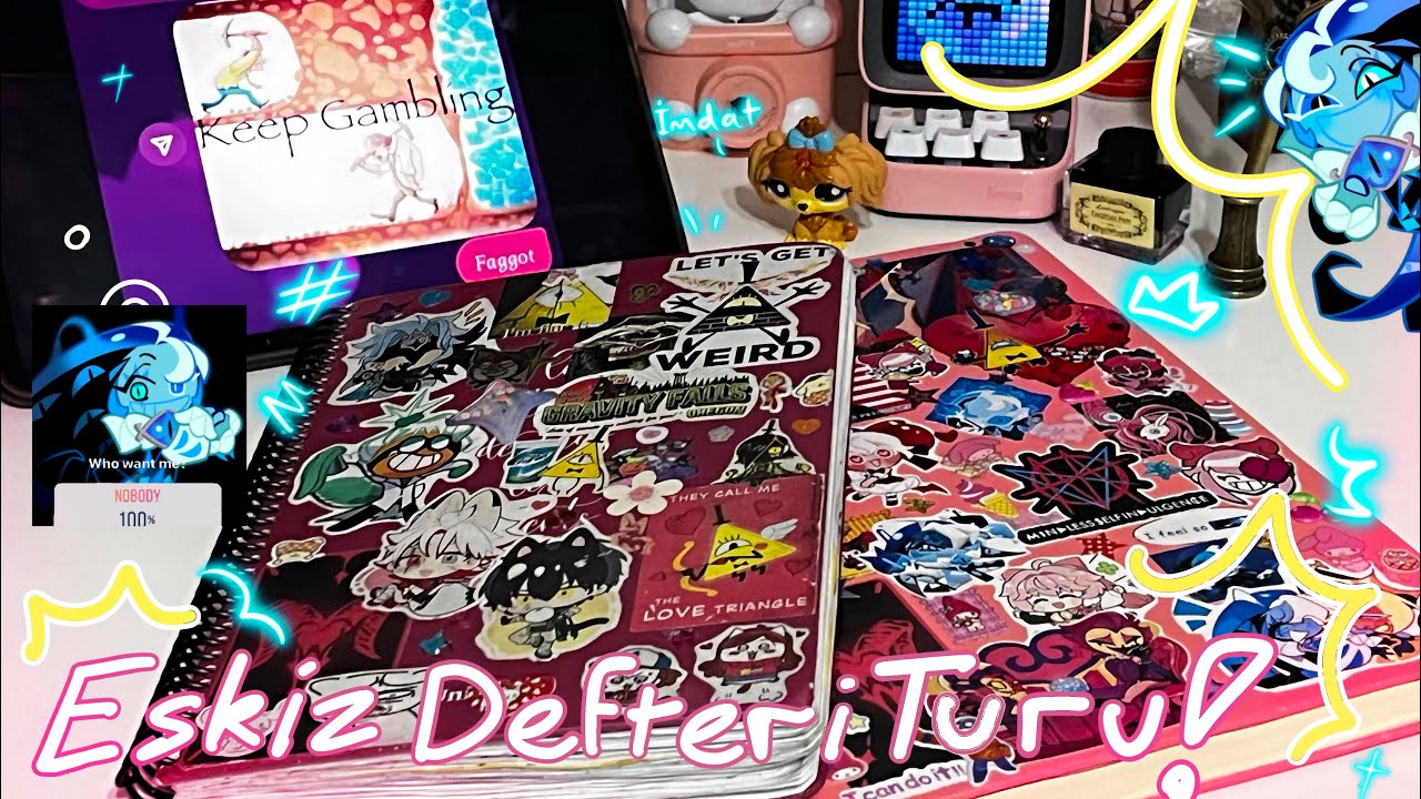 ESKİZ DEFTERİ TURU!! - Sketchbook tour