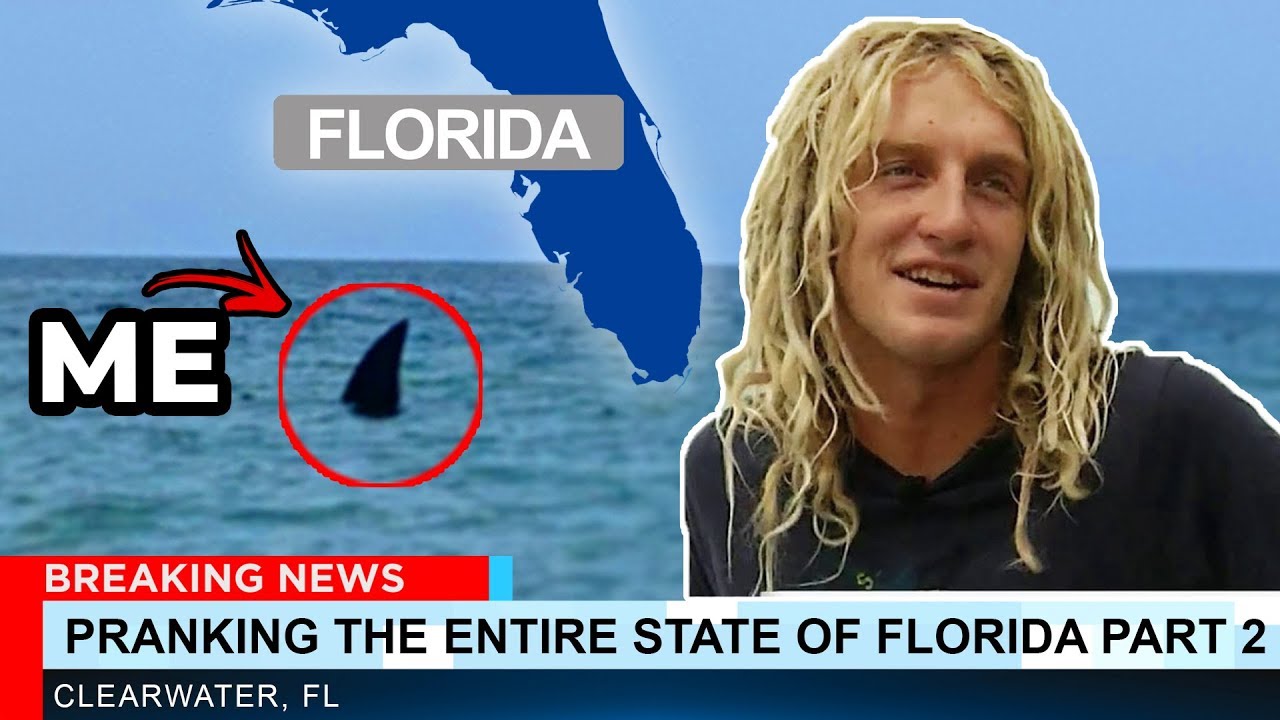 PRANKING THE ENTIRE STATE OF FLORIDA PART 2!! (Megalodon Shark Prank )| JOOGSQUAD PPJT