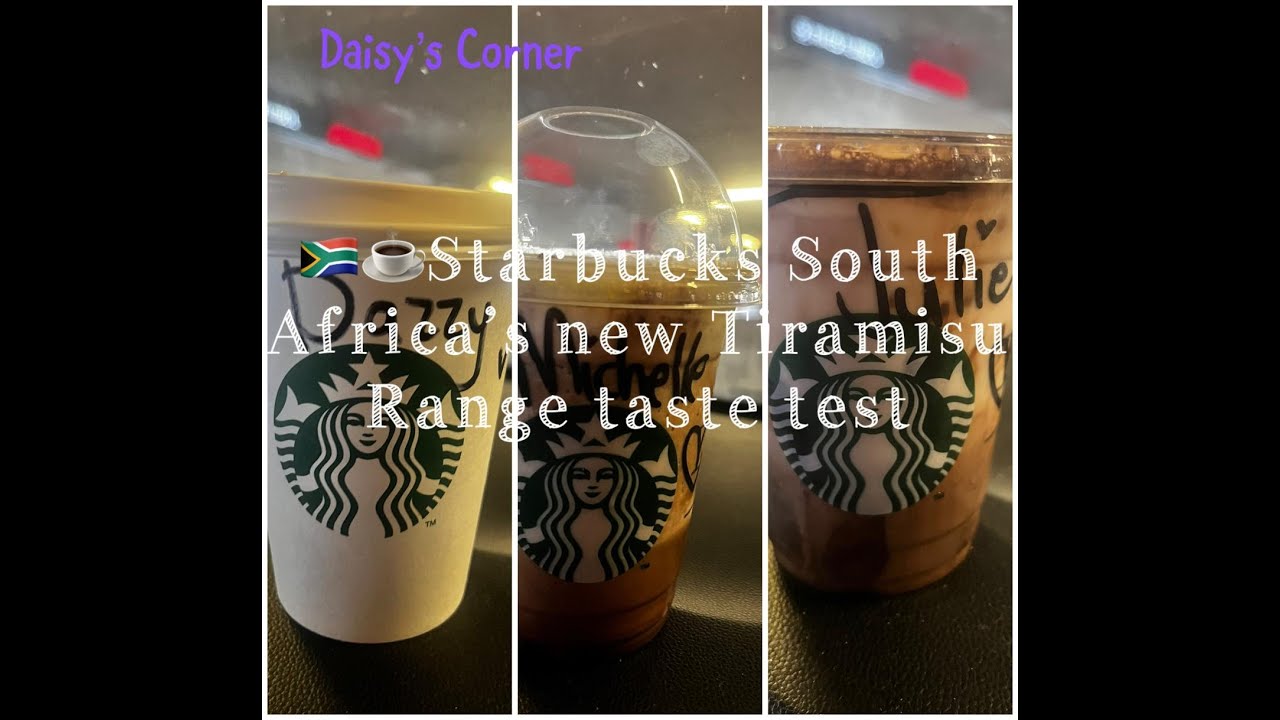 🇿🇦☕ Starbucks SA’s New Tiramisu Range Taste Test! 🍰✨ Velvet Latte, Frappe & Iced Espresso Reviewed