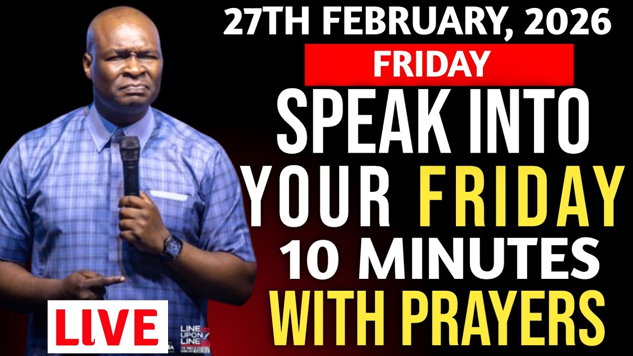 Friday 27th February,2026]Speak Into Early Morning Prayer | Spiritual Prayer-Apostle Joshua Selman