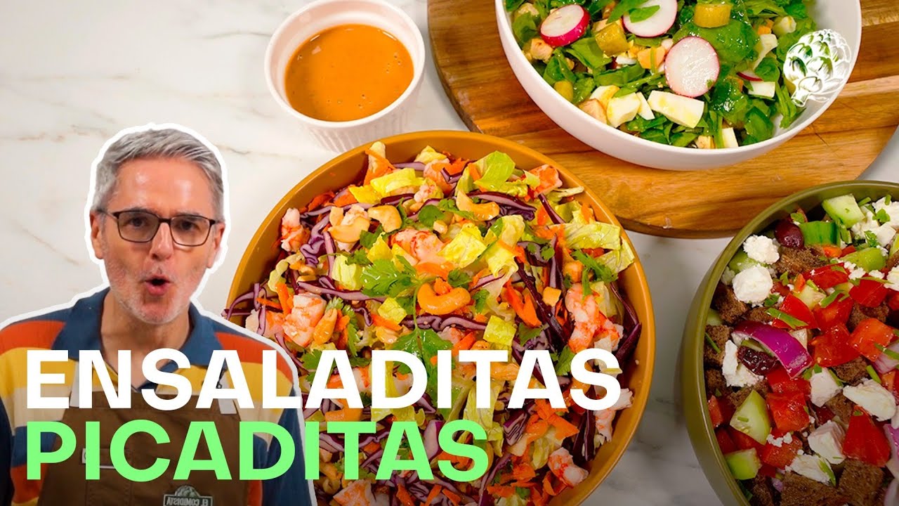 Tres ensaladas que también sirven para rellenar bocadillos, tacos o pitas | EL COMIDISTA