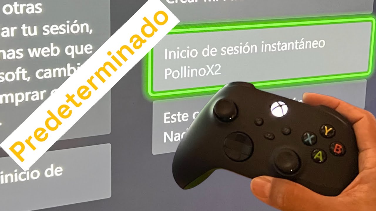 Xbox Series X / Cómo poner un perfil predeterminado?