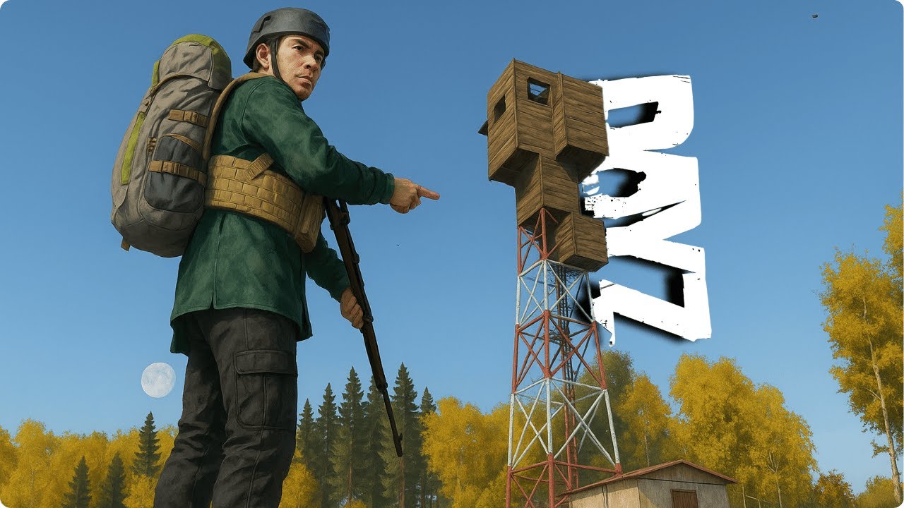 CONSTRU&Iacute; uma BASE em uma das TORRES mais ALTAS - DayZ