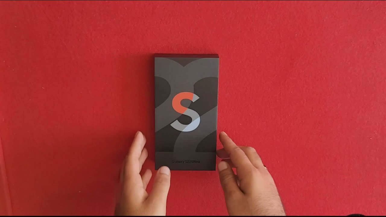 Samsung S22 Ultra Graphite Unboxing