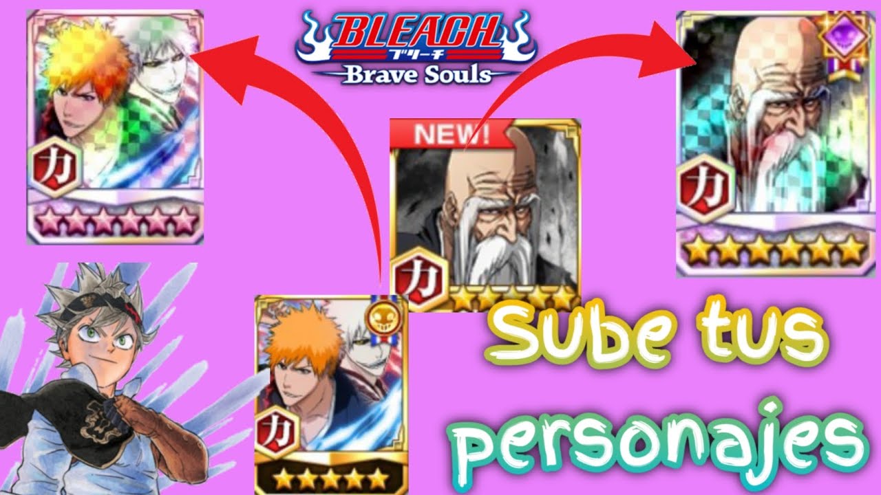 Como subir a tus personajes a 6 estrellas Guía || Bleach Brave Souls