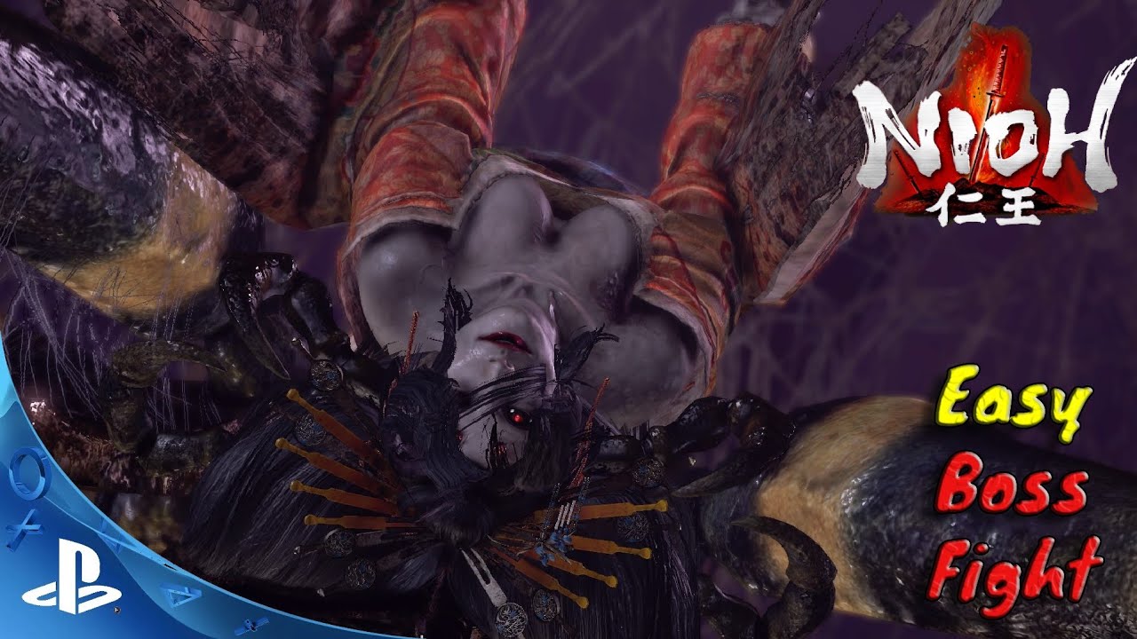 Nioh - Joro-Gumo (Easy Boss Fight)