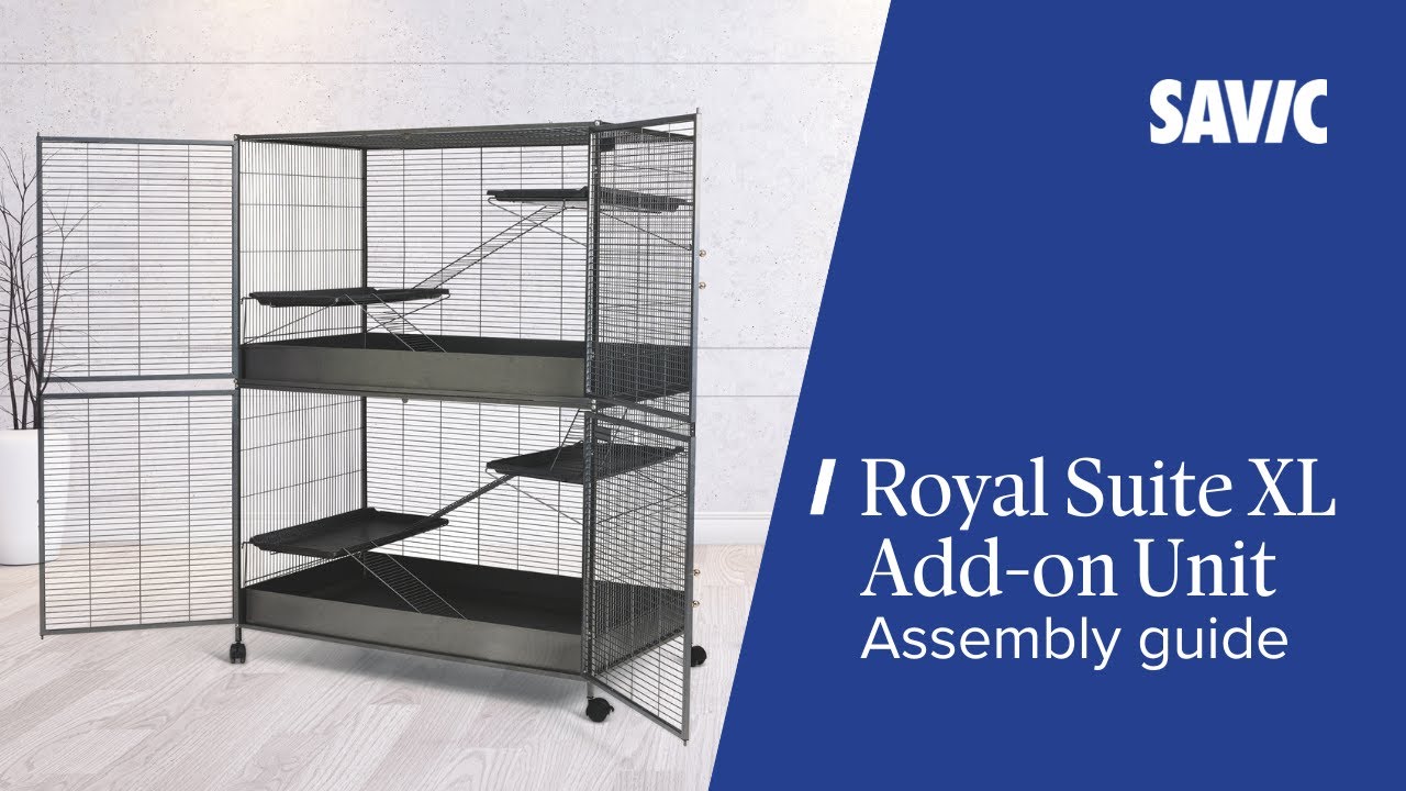 Expand your cage in minutes | Royal Suite XL Add-on Unit by Savic