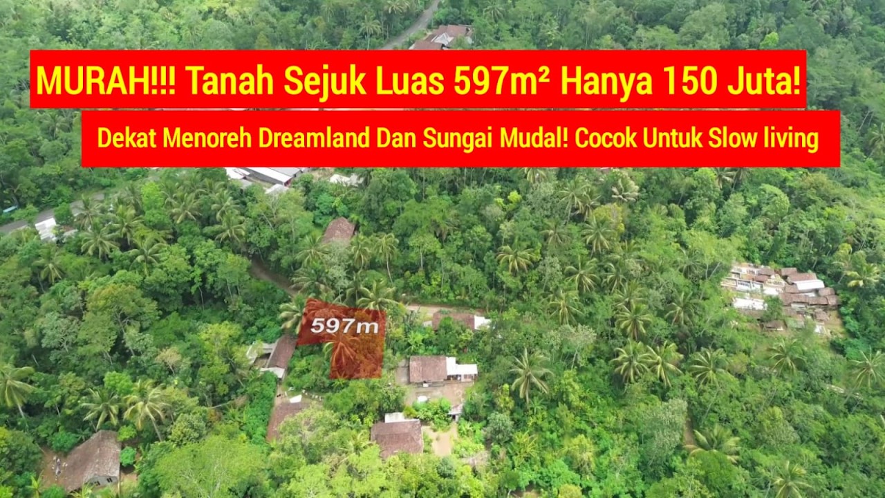 MURAH!!! Tanah Sejuk Luas 597m² Hanya 150 Juta! Dekat Menoreh Dreamland Dan Sungai Mudal!