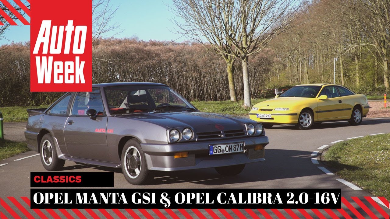 Opel Manta GSi & Opel Calibra 2.0i-16V 4x4 - AutoWeek Classics