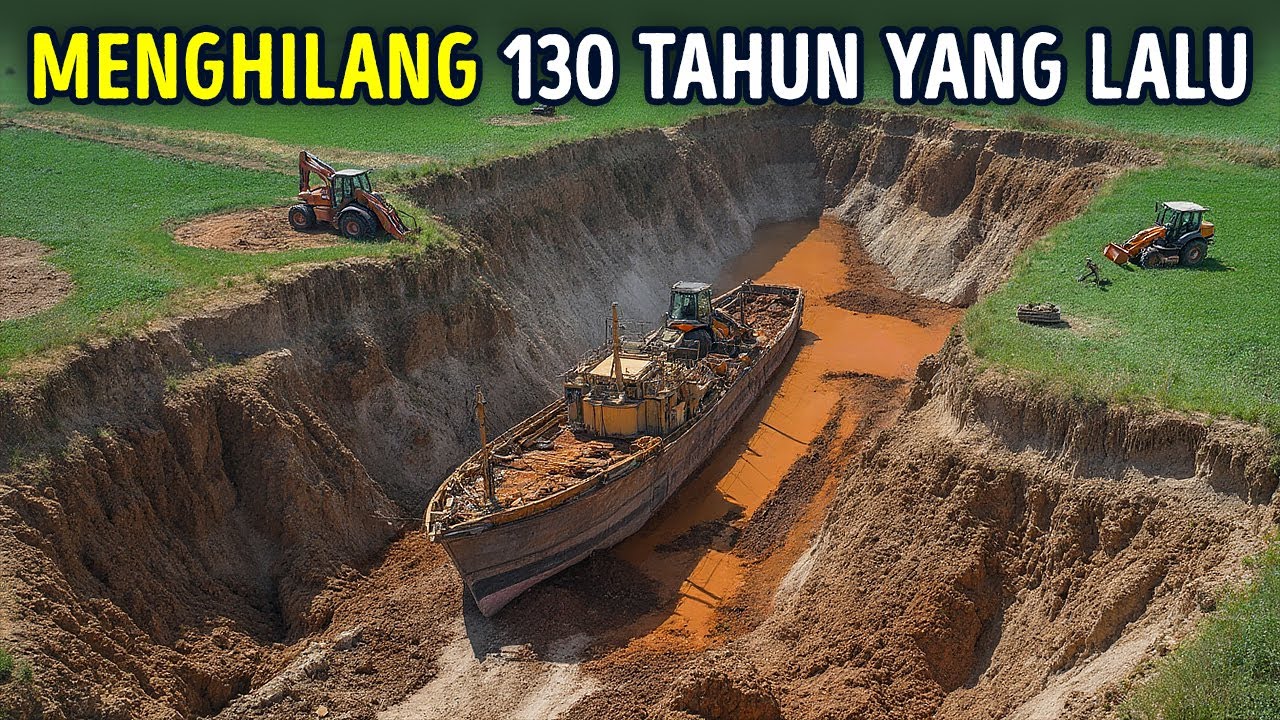 Kapal Tenggelam Ditemukan di Tengah Ladang Jagung - Bagaimana Mungkin?