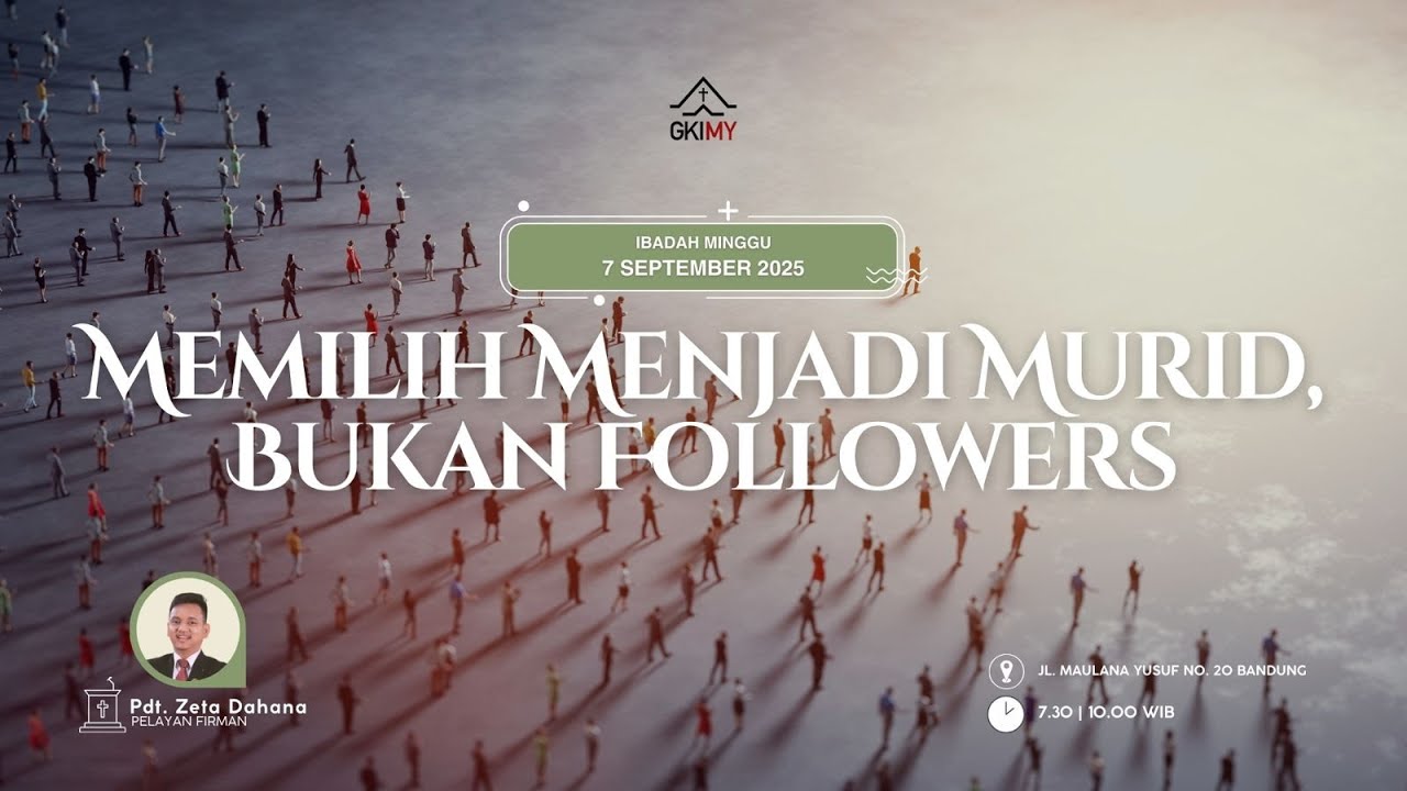 [LIVE] Ibadah Minggu 7 September 2025 GKI Maulana Yusuf