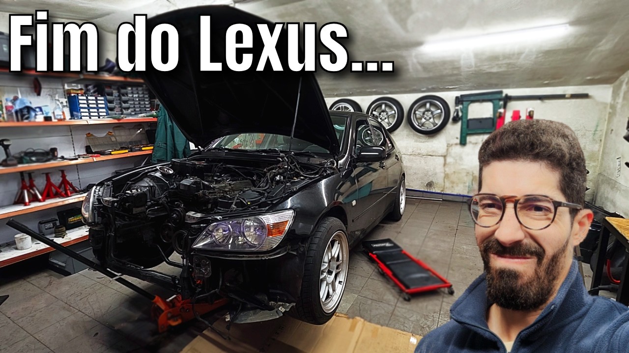 Parti o motor do Lexus Turbo... hora de o refazer mais forte! Lexus is200 turbo