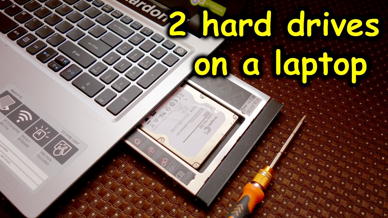How to add 2 hard drives in your laptop and expand storage (USE SSD AND HDD TOGETHER IN A LAPTOP)