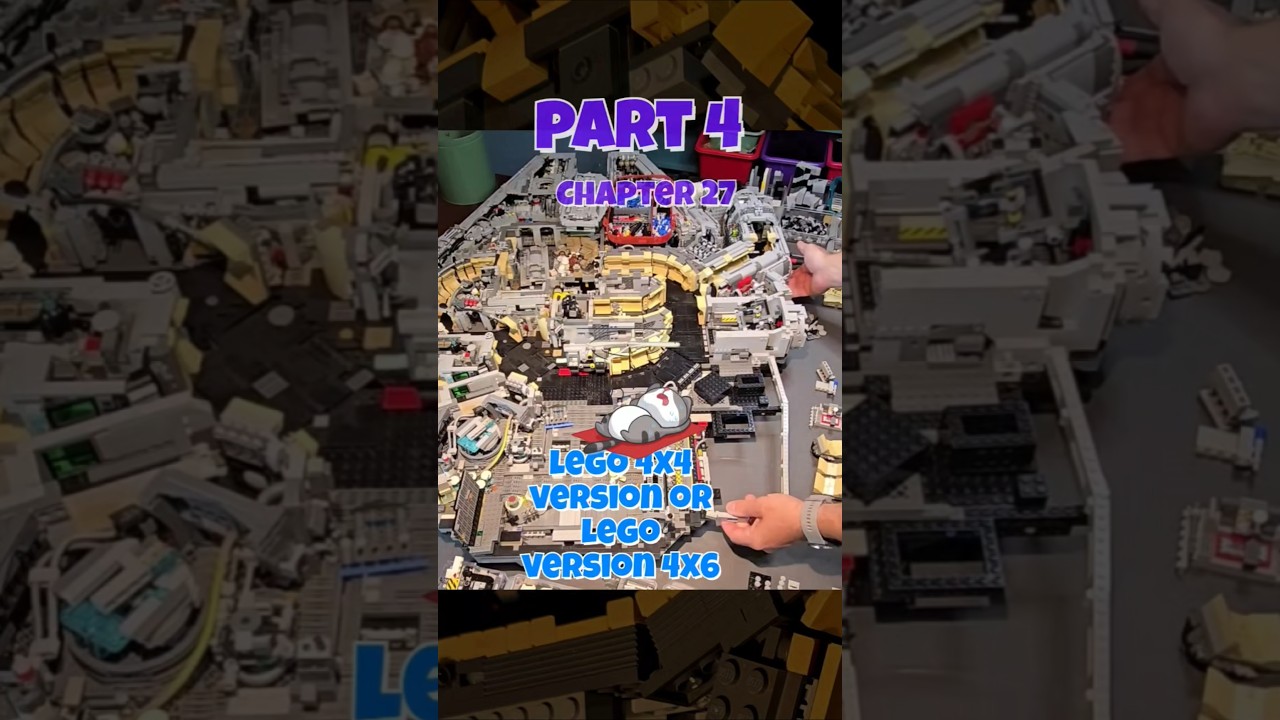 Часть 4, глава 27: LEGO-проход и тайный отсек контрабандиста &laquo;Тысячелетнего сокола&raquo; #lego