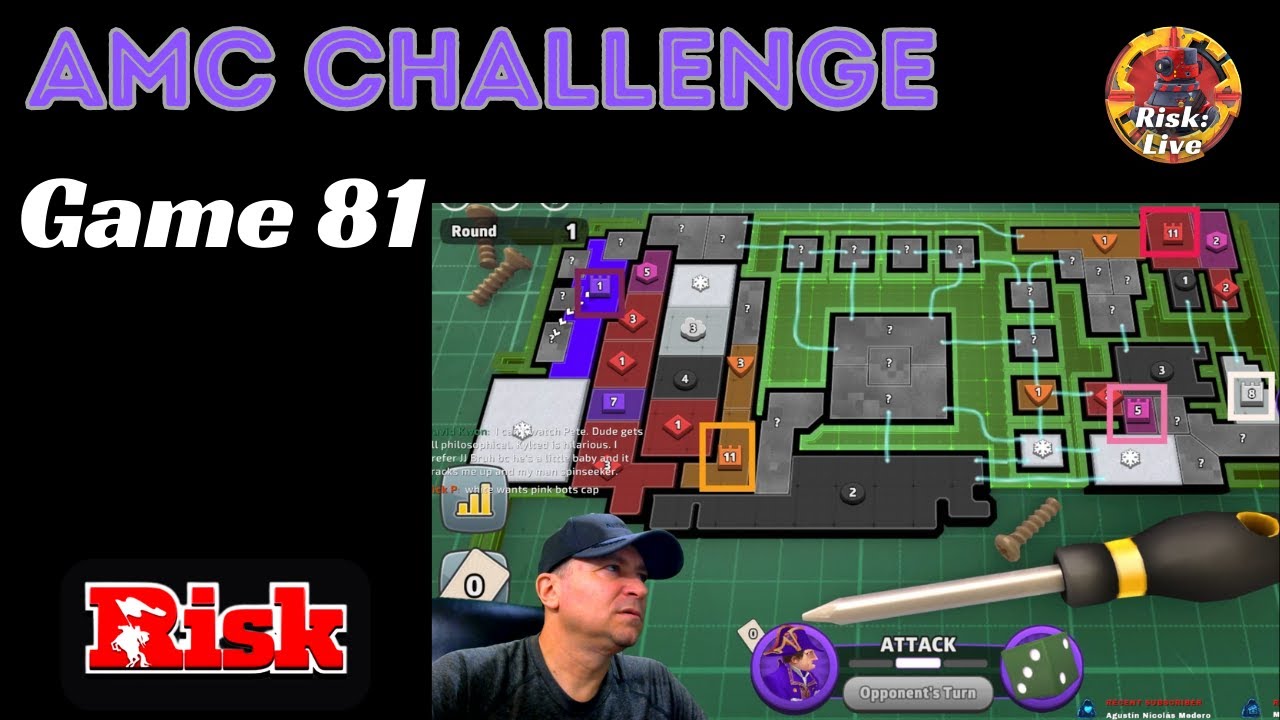 All Maps Cap Challenge Game 81 | General Processing Unit Progressive Caps | Risk #amcchallenge