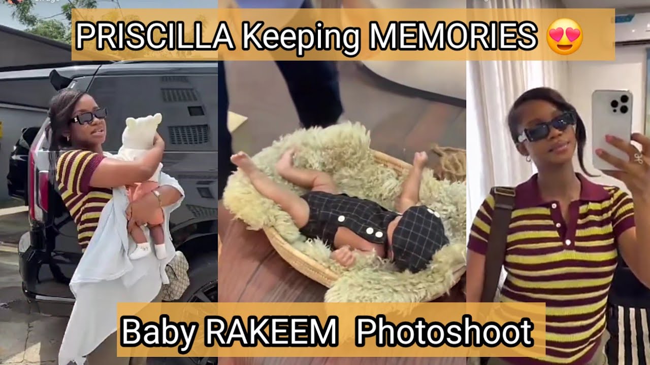 ПРИСЦИЛЛА берёт малыша РАКИМА на милую фотосессию 😍📸 Высокая кама Папа просыпается 😂 #jux #jp #pr...